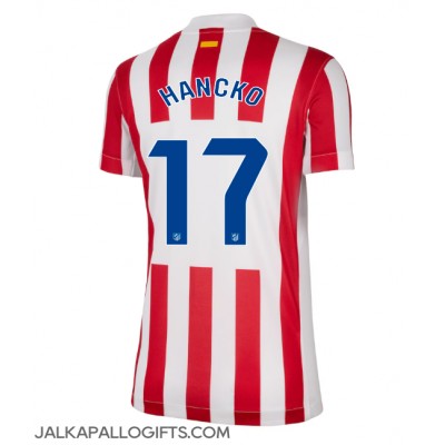 Atletico Madrid David Hancko #17 Kotipaita Naiset 2025-26 Lyhythihainen Atletico Madrid David Hancko #17 Kotipaita Naiset 2025-26 Lyhythihainen